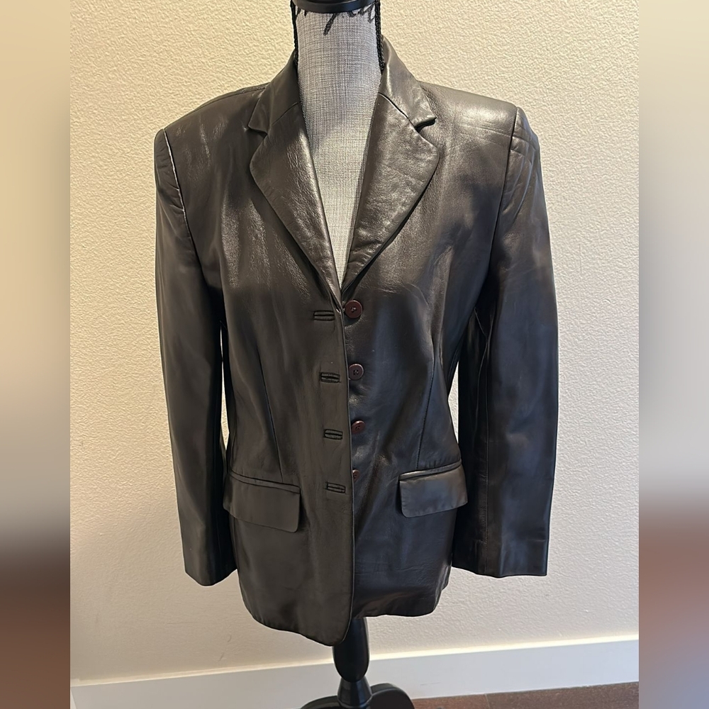 Leather Jacket, Iris Singer Collection - image 1